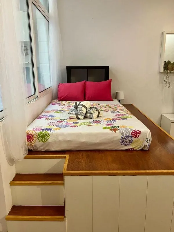 Camere da letto - Modernised Studio with Terrace in Poble Sec, Barcelona