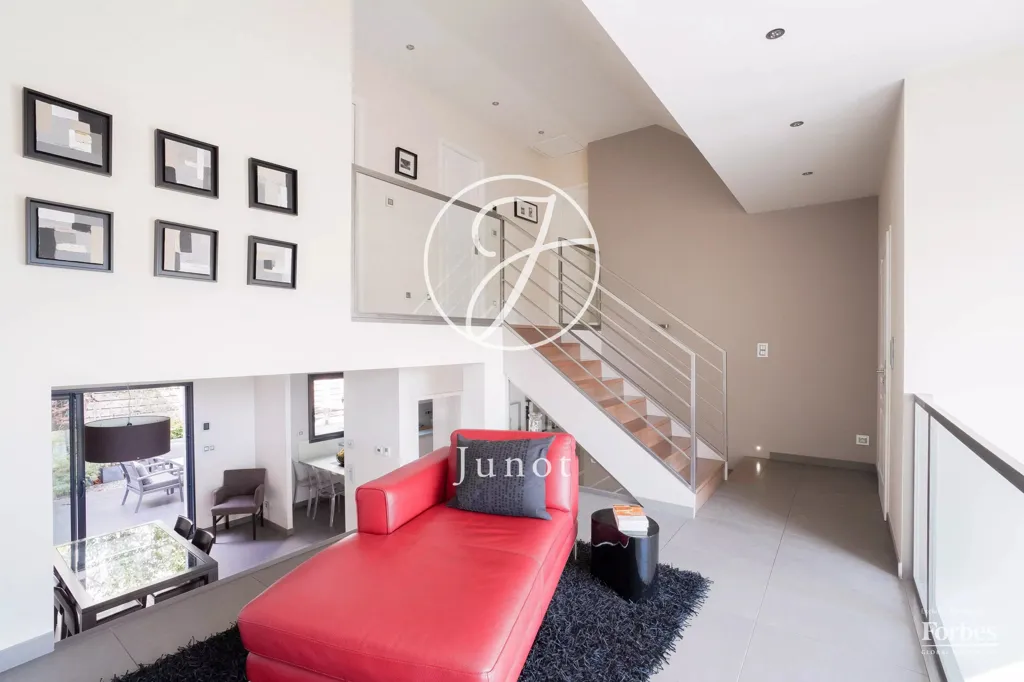 Séjour - Maison Contemporaine avec Terrasse à Chatou