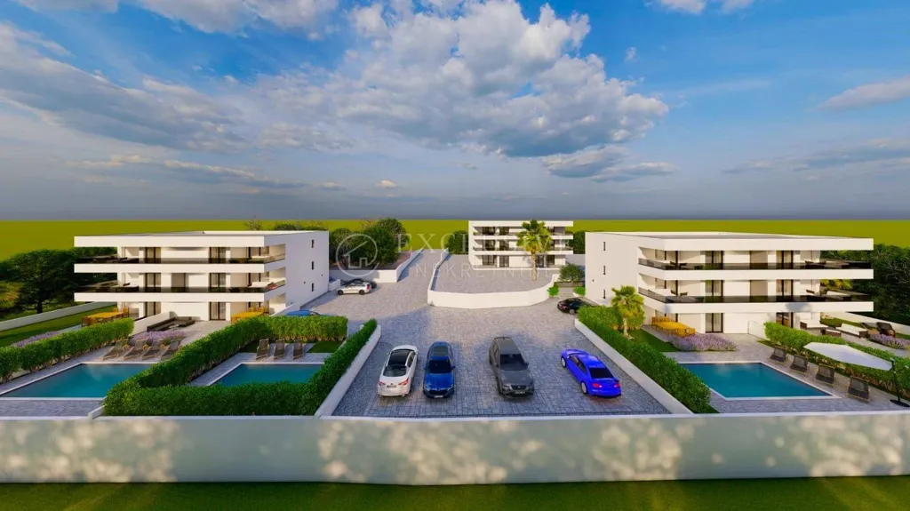 Modern 2-Bed Apartment with Sea View in Malinska