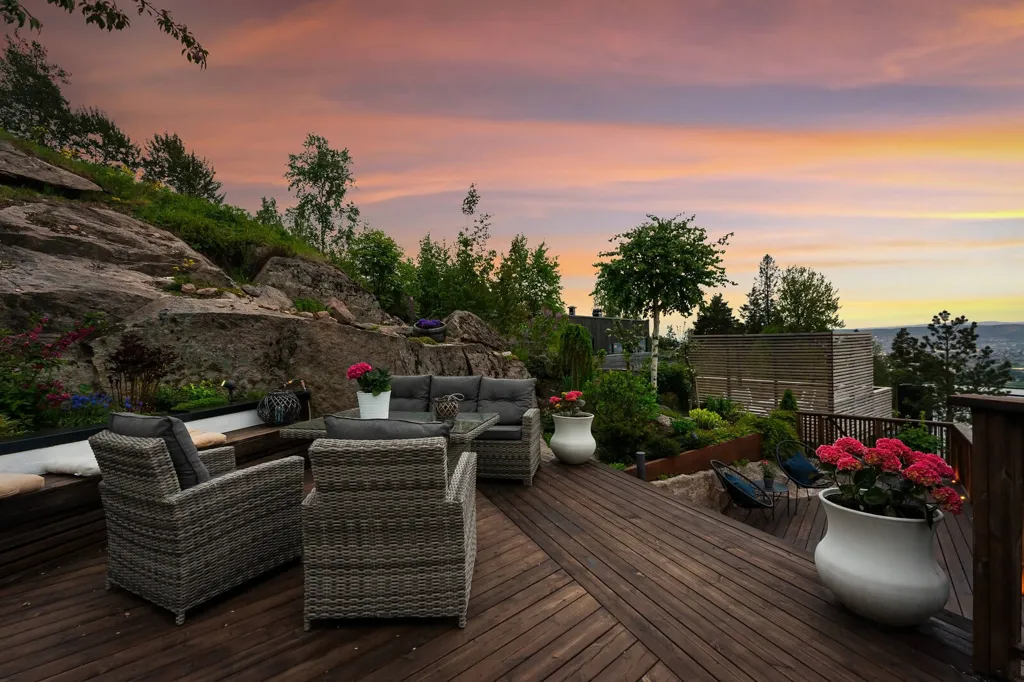 Terrasse - Modern Villa with Pool in Lier