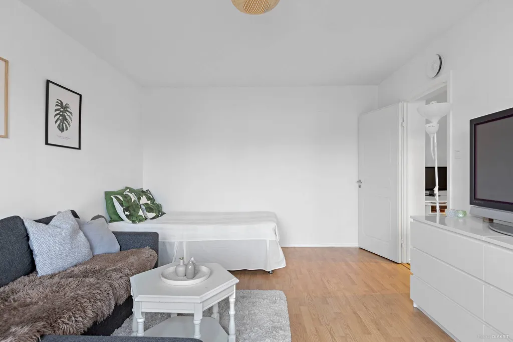 Living Room - Apartment with Balcony in Falköping