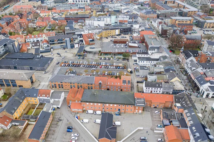 Vista aerea - Office Space with Parking in Herning Centre