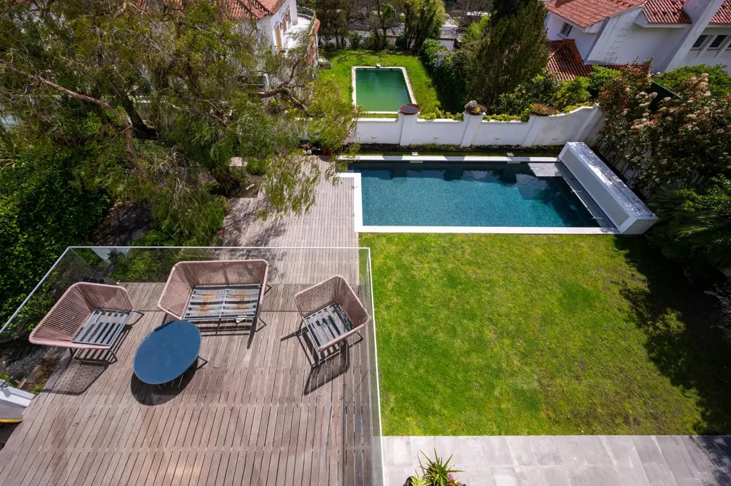 Vue aérienne - 7 Bedroom House with Pool in Restelo, Lisbon