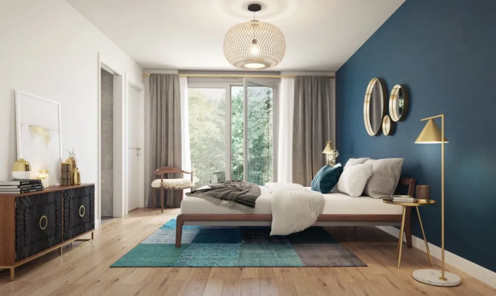 Bedrooms - 3-Bed Apartment with Balcony in Val d'Europe