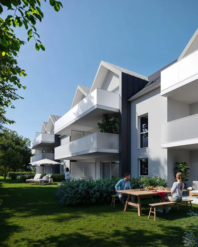 Extérieur - Appartement Neuf en Rez-de-Jardin avec Terrasse à Penestin