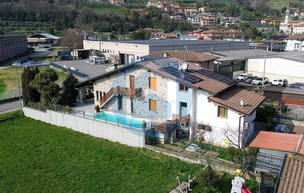 Vue aérienne - Luxury Villa with Pool in Piancogno, Lombardy