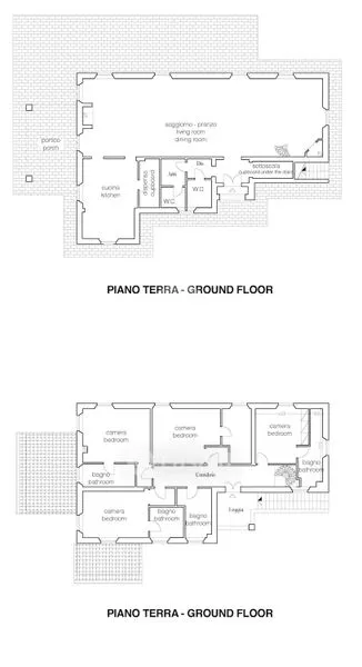 Floor Plan - Rustic Casale with Pool near Panicale