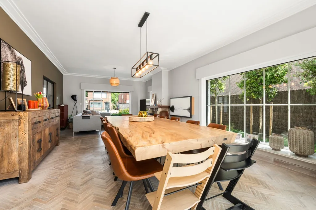 Salle à manger - Maison 4 Façades avec Grand Jardin à Wielsbeke