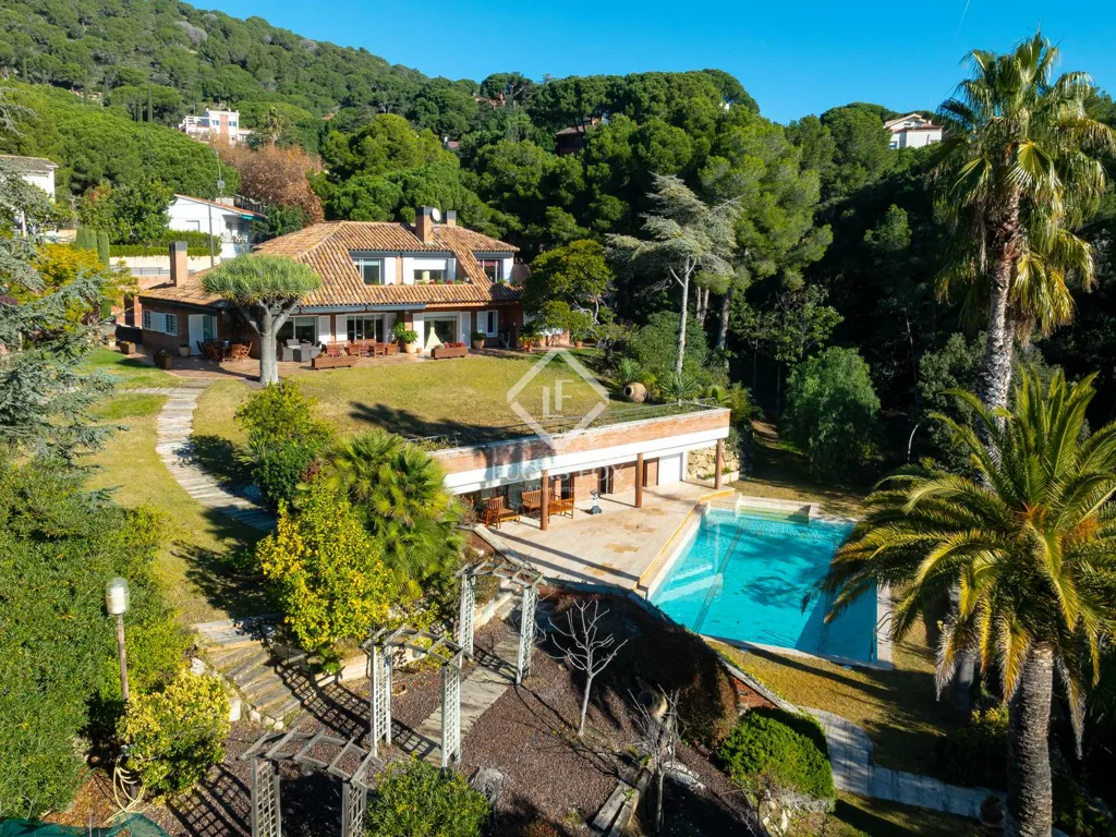Vue aérienne - Luxury Villa with Sea View in Premià de Dalt