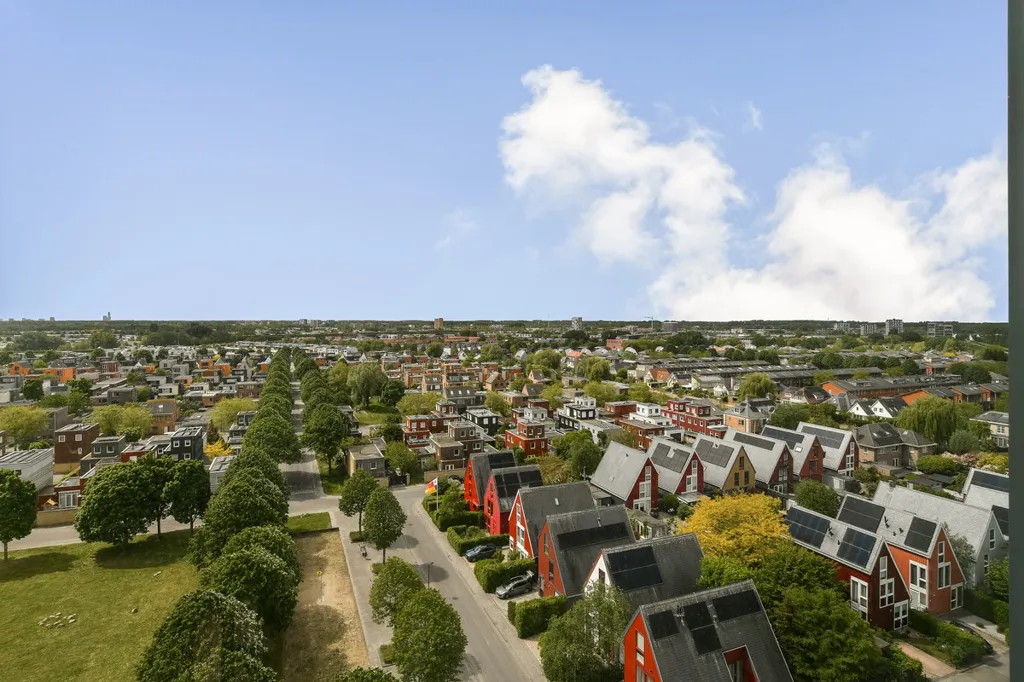 Vue aérienne - Modern Maisonnette with Panoramic View in Almere