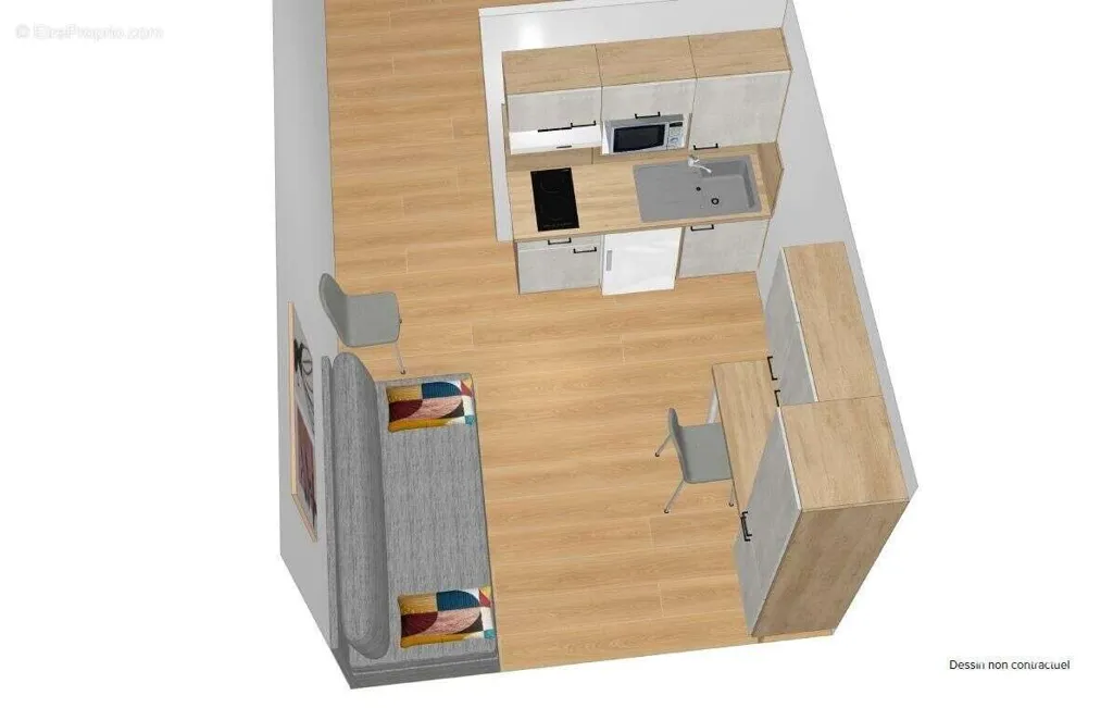 Plaan - New Studio in Agen with Rooftop