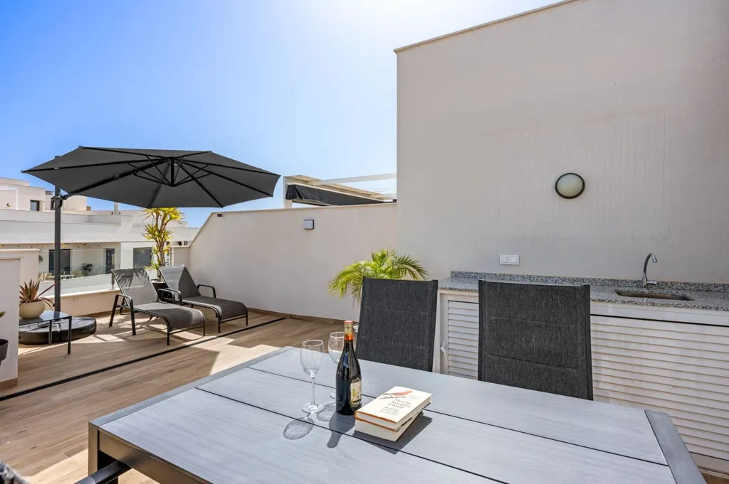 Terrasse - Penthouse with Terrace in Villamartin, Alicante