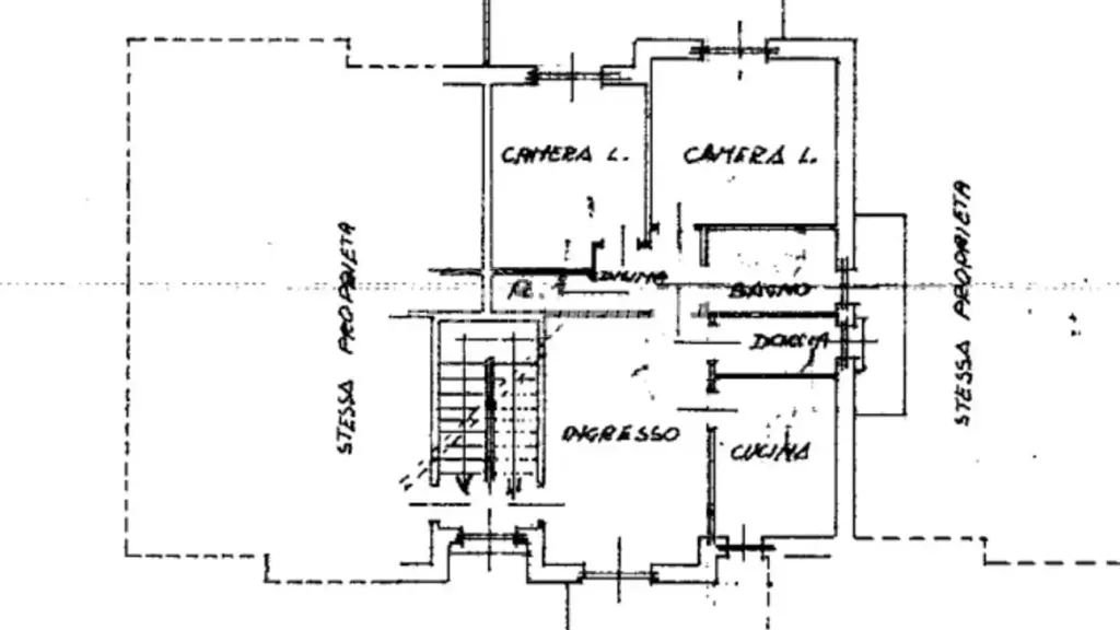 Plan - Quadrilocale with Balcony in Riva Presso Chieri