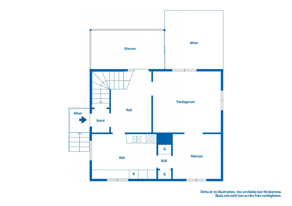 Plan - Villa with Solar Panels in Högsjö