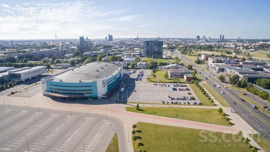 Vue aérienne - 2-Bedroom Apartment with Balcony in Riga Centre