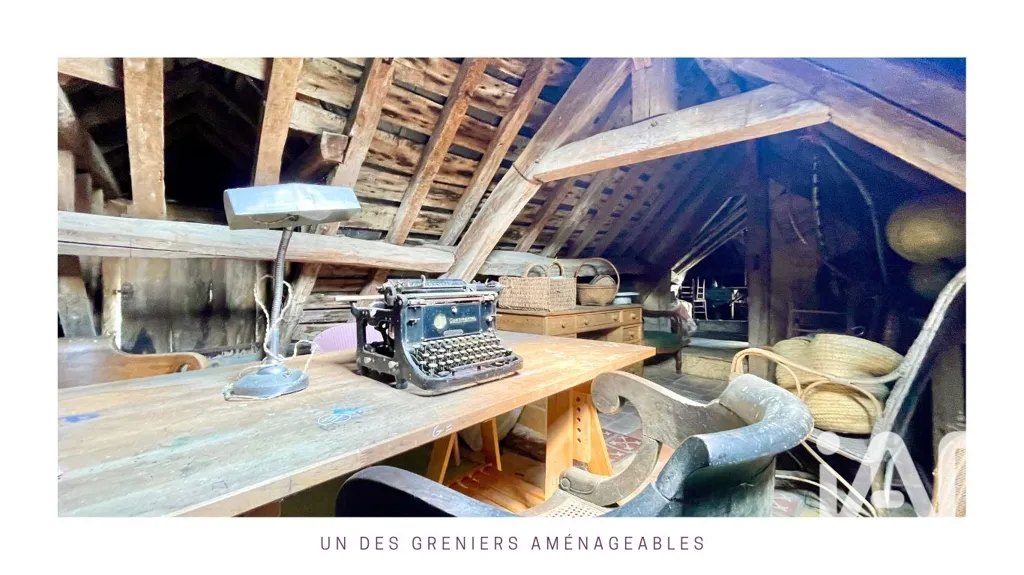 Bureau - Maison de Campagne à Gerberoy avec Histoire Cinématographique
