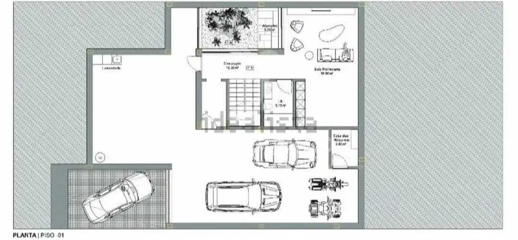 Planimetria - Luxury Villa with Modern Architecture in Braga