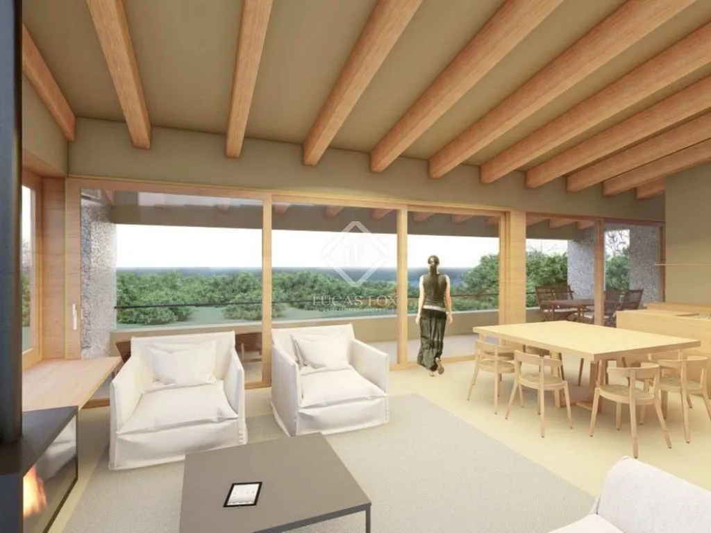 Living Room - Modern Villa with Sea View in Begur