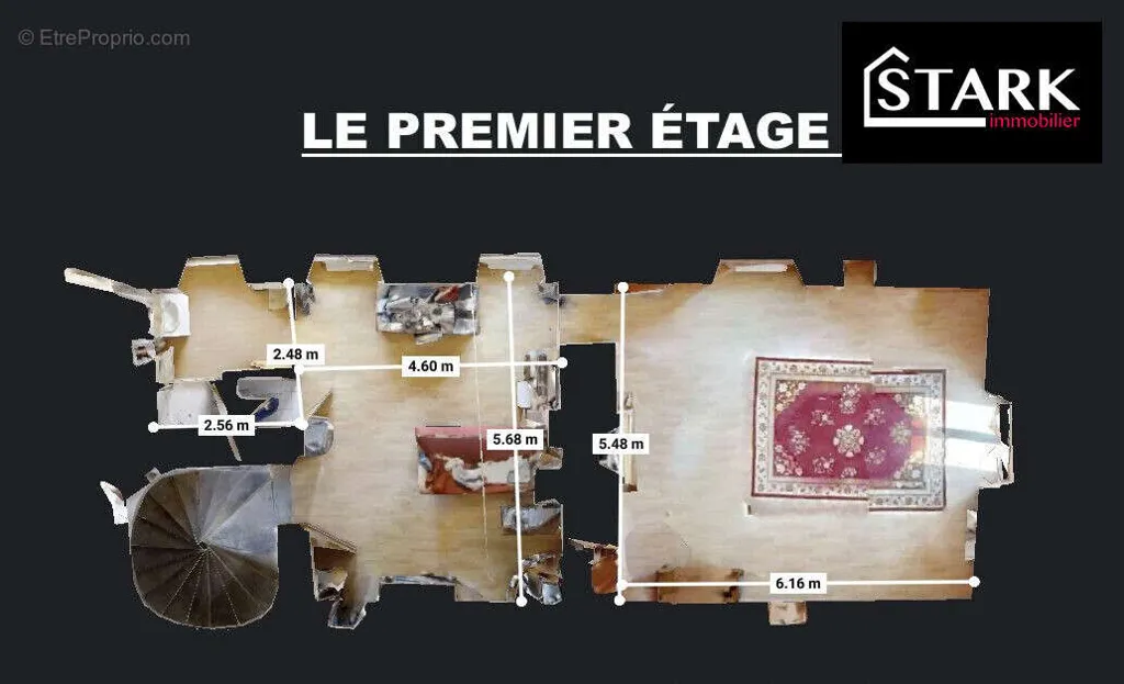 Plan - Maison Chargée d'Histoire avec Terrasse à Lomont