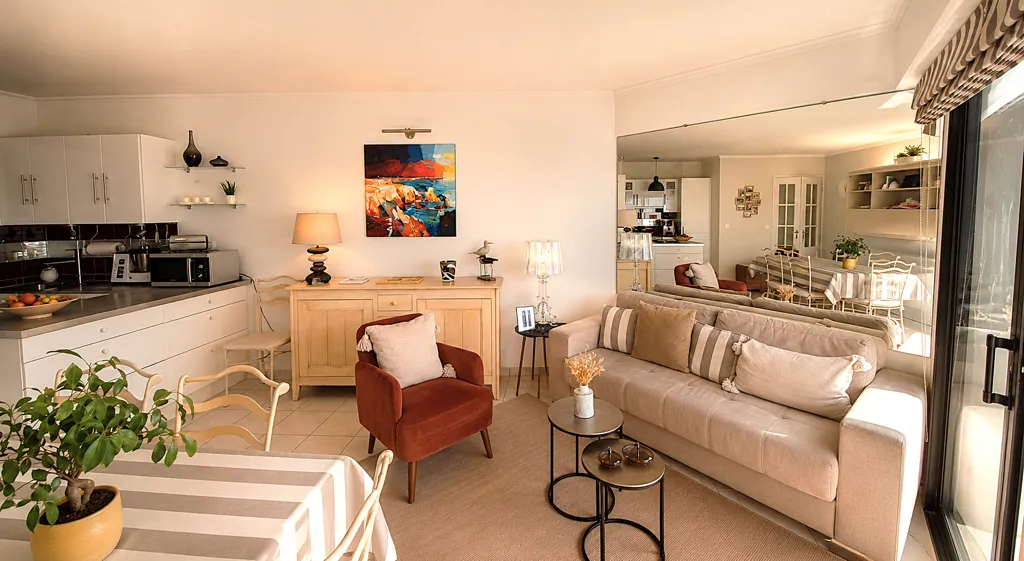 Séjour - Appartement avec Vue Mer à Pornichet