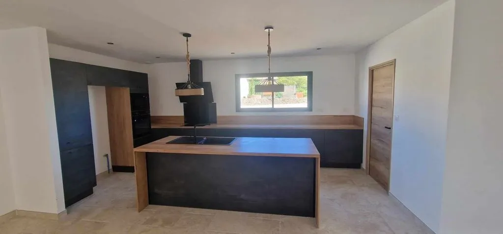 Cuisine - Villa Contemporaine avec Piscine près de Narbonne