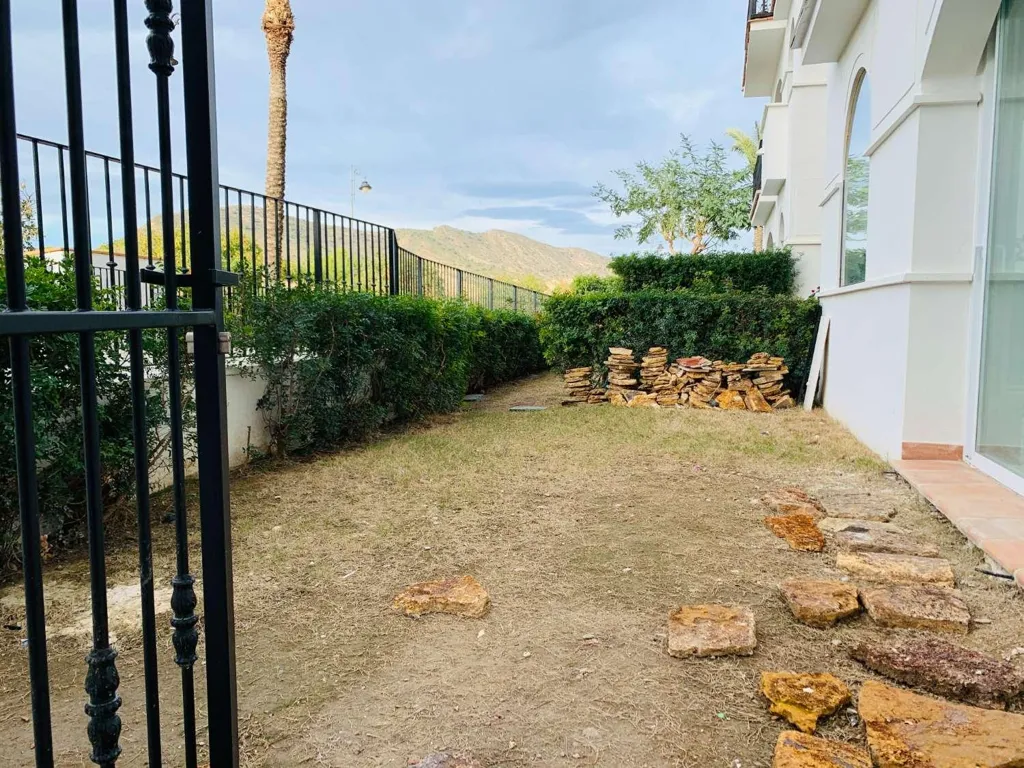 Jardin - Ground Floor Apartment with Pool in El Valle, Murcia