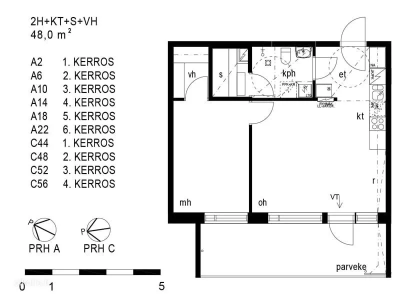 Plan - Duplex with Sauna in Vantaa