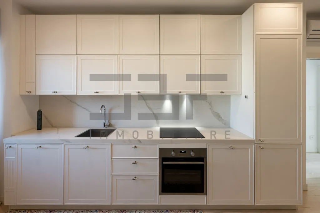 Cuisine - Two-Bedroom Apartment with Panoramic View in Milan