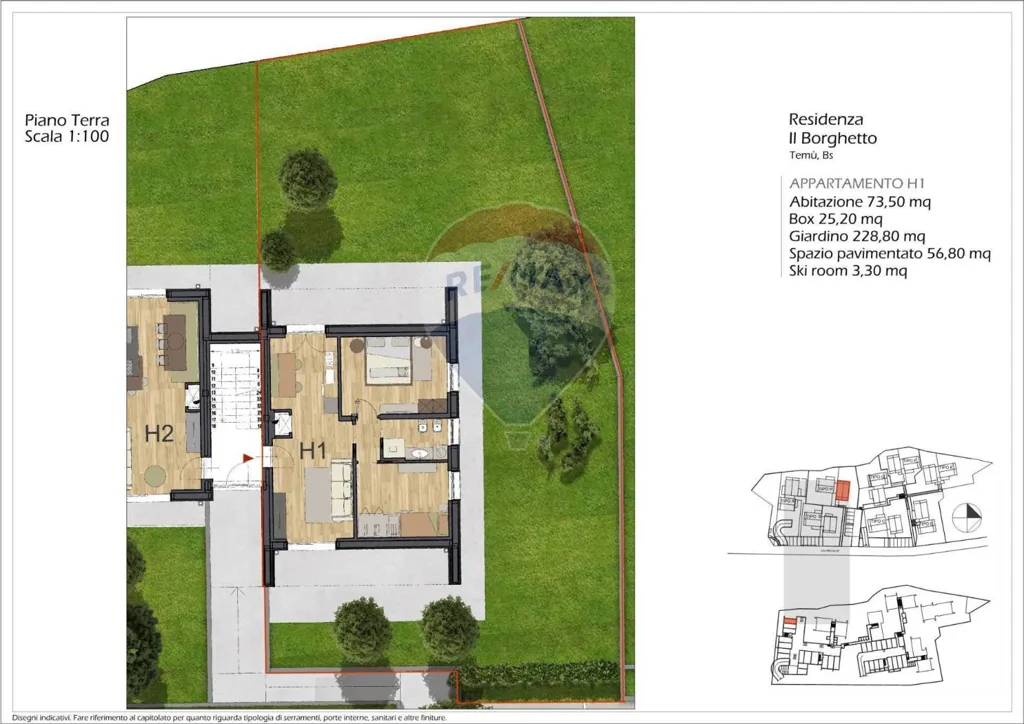 Plaan - Luxury Flat with Private Garden in Temù
