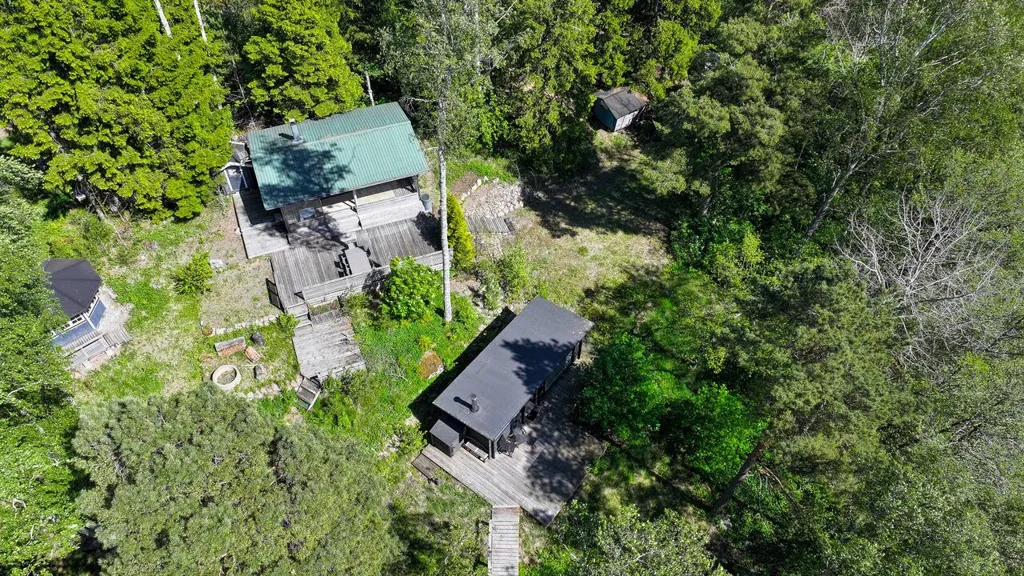 Vue aérienne - Cottage with Private Beach in Sysilax