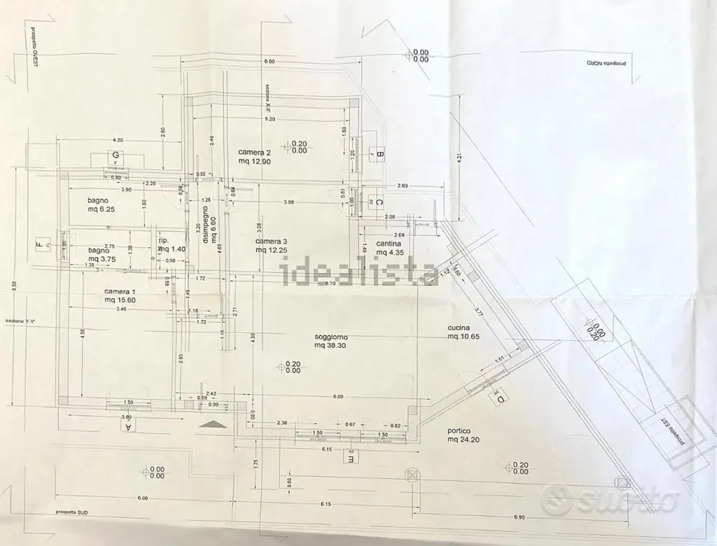 Plan - Modern Villa with Garden in Basiano