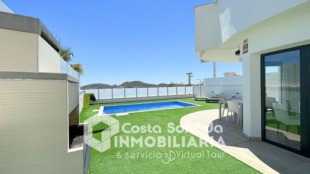 Piscina - Terraced Chalet with Pool in Finestrat