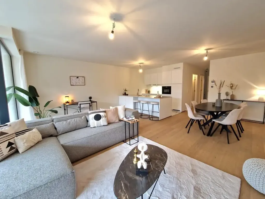 Séjour - Penthouse avec terrasse sud à Waregem