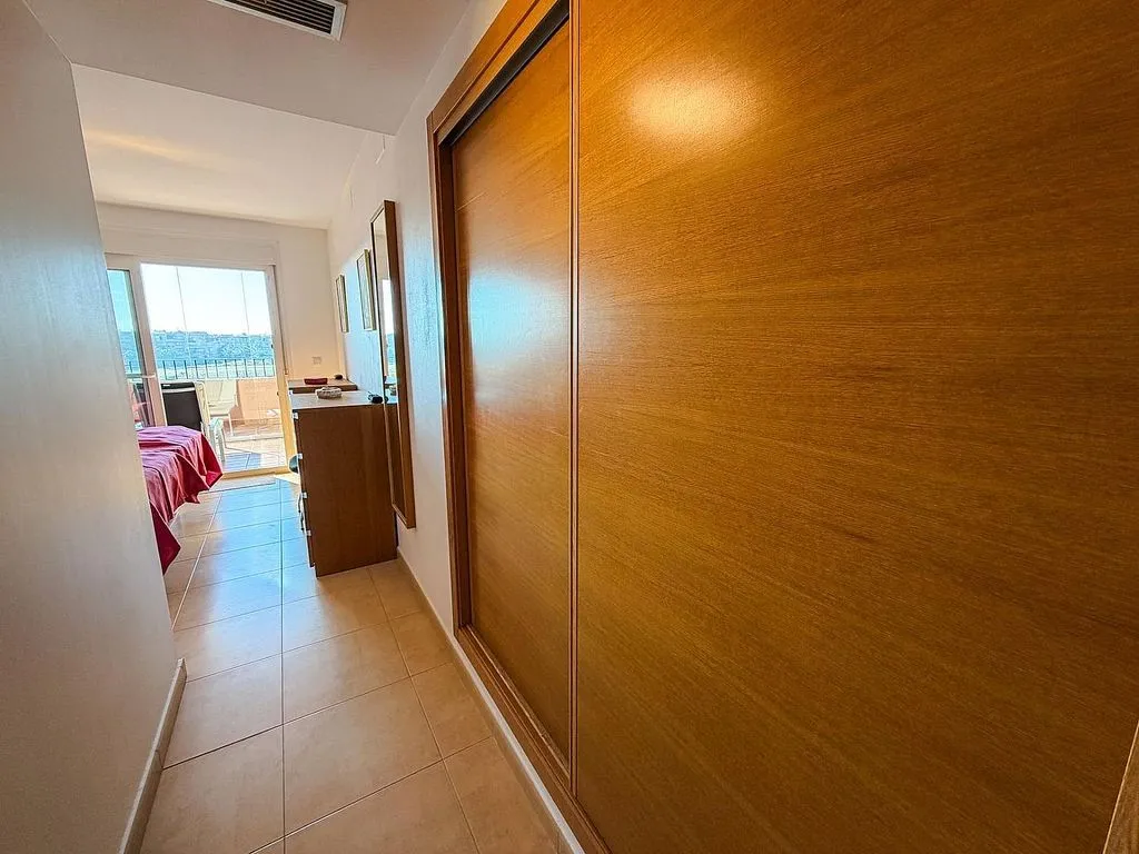 Bedrooms - Apartment with Pool and Golf View in Mar Menor