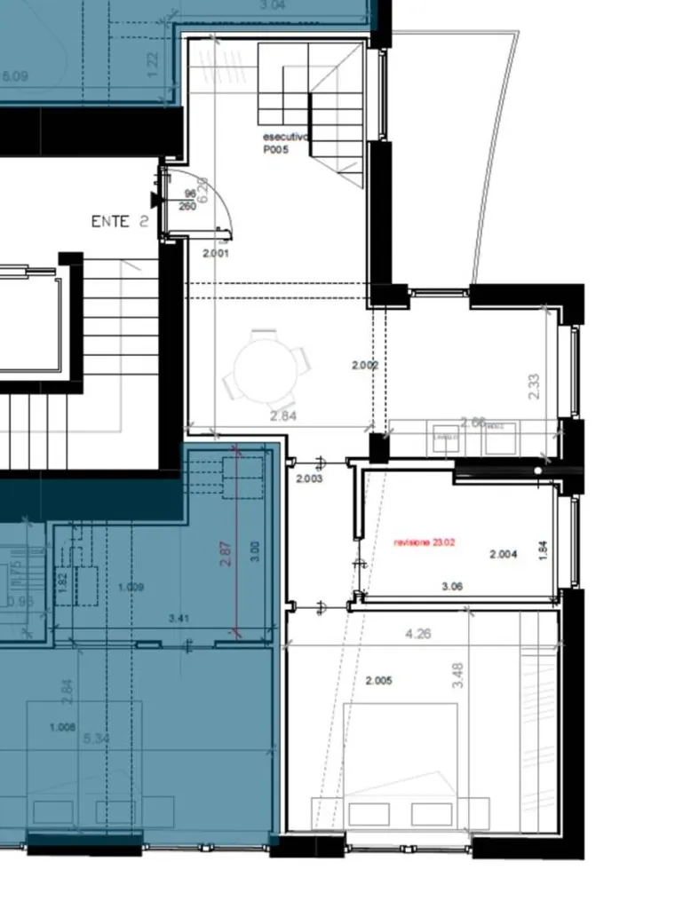 Plan - Penthouse with Panoramic View in Trieste