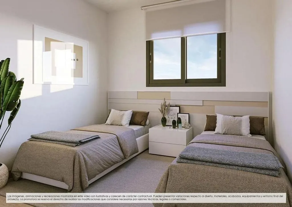 Chambres - Apartment with Terrace and Pool in Finestrat