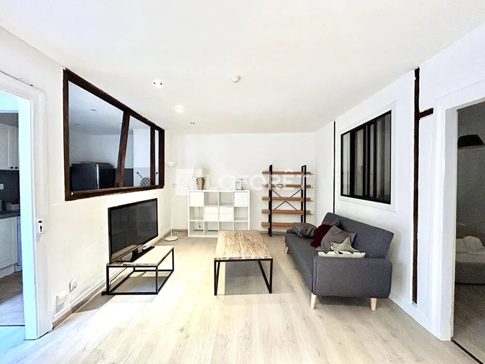 Séjour - Appartement Meublé 2 Pièces au Cœur de la Krutenau