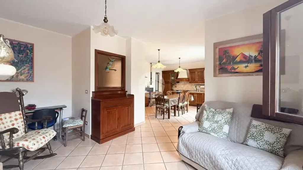 Living Room - Modern Terrace Villa in Pettino, L'Aquila