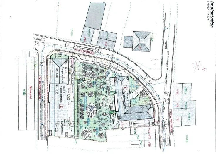Plaan - Flat with Garden in Saint-Hubert Centre