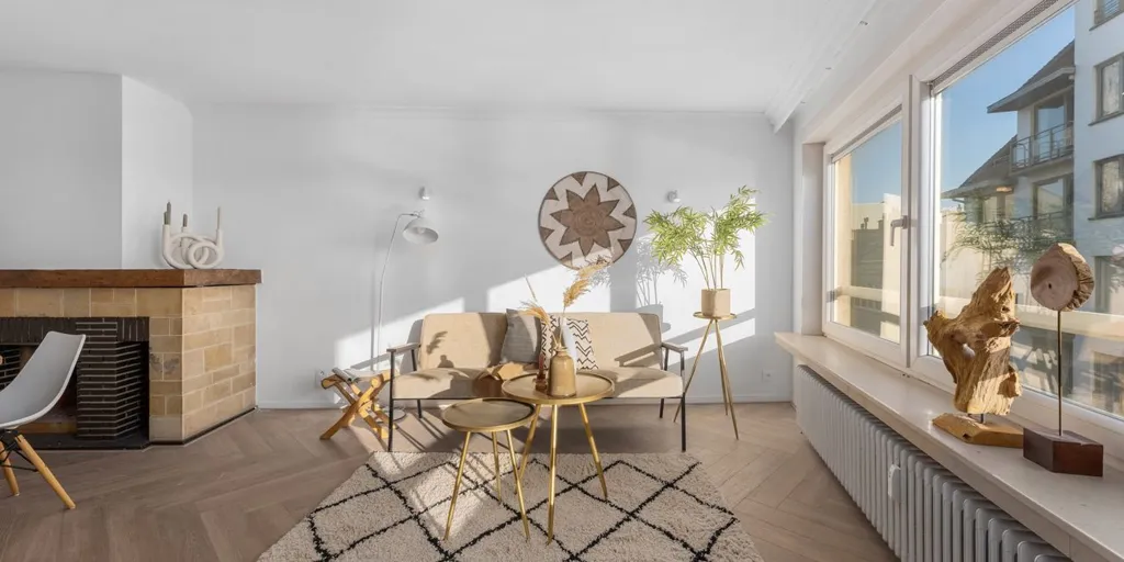 Séjour - Appartement avec Vue sur la Jachthaven à Oostende