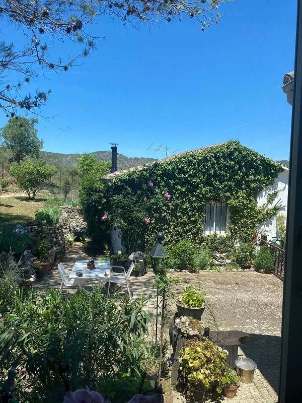 Terrasse - Rustic Finca with Pool and Terrace in Durón