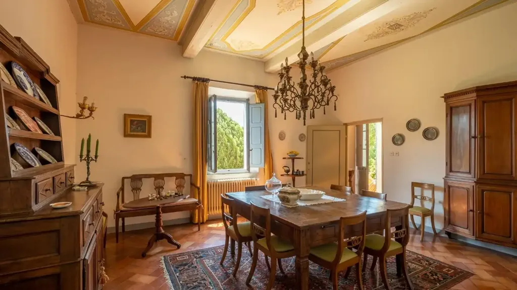 Salle à manger - Historic Villa with Limonaia in Fucecchio