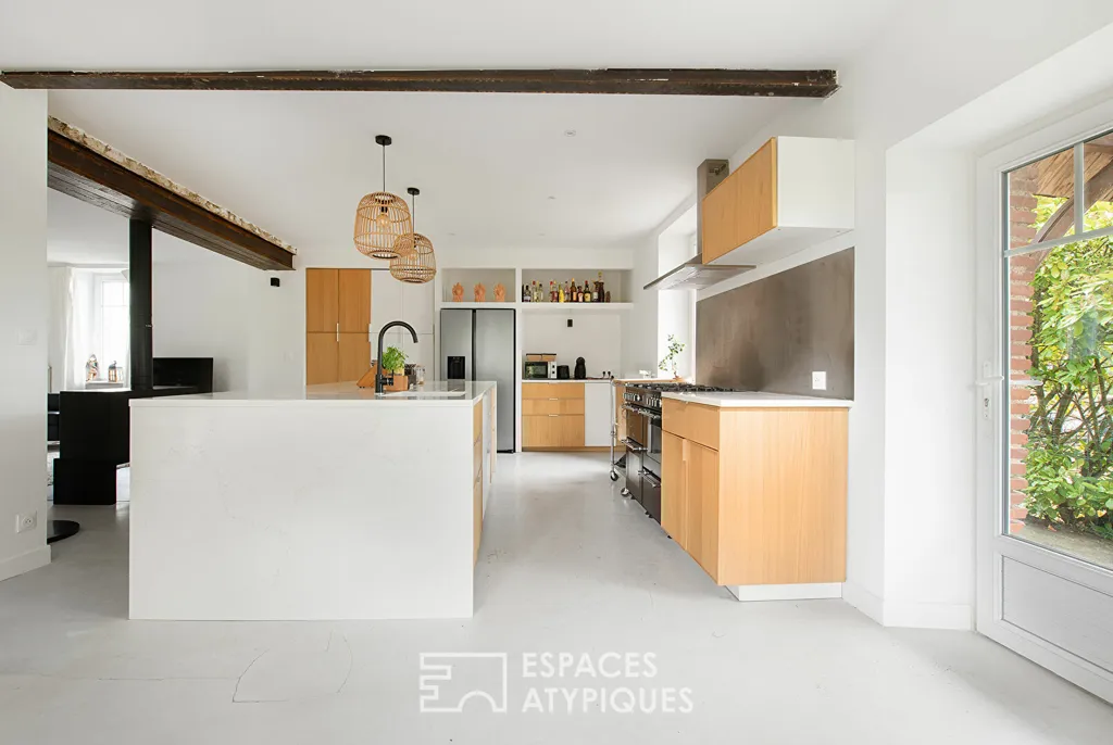 Cucina - Renovated Character House with Pool near Albi