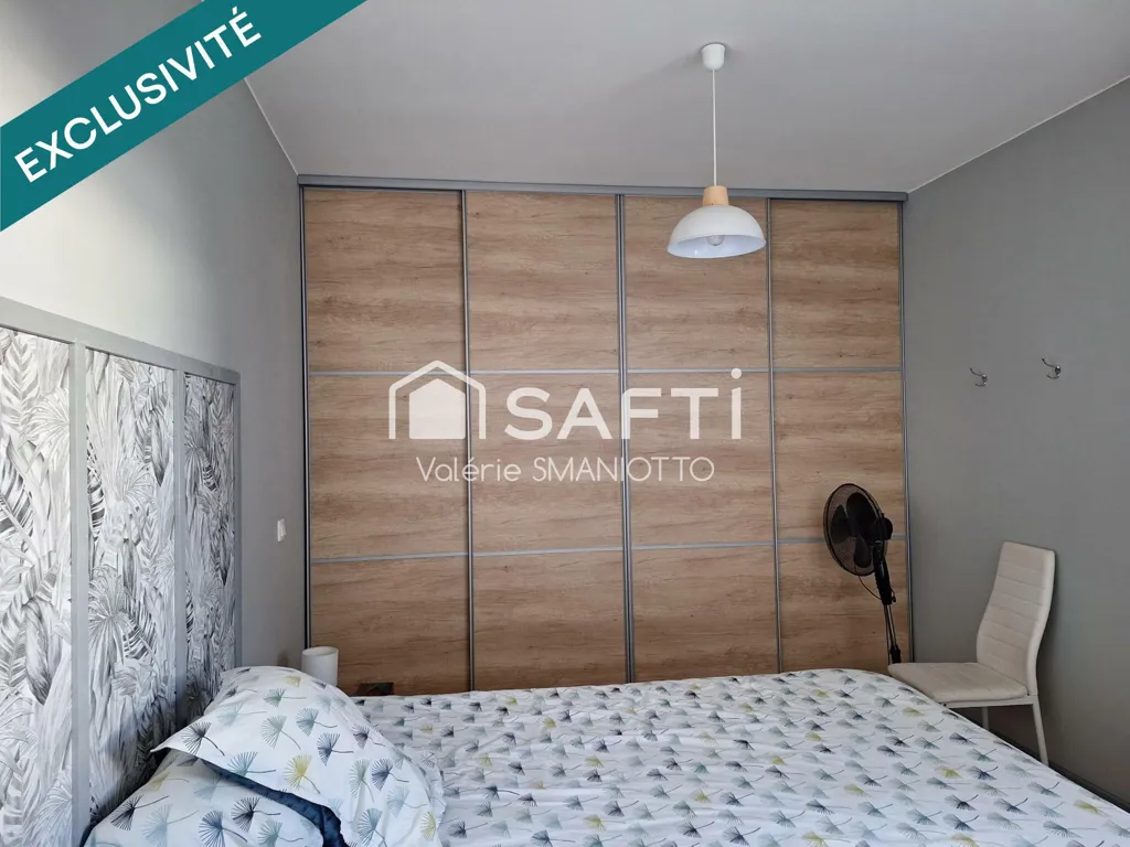 Camere da letto - Renovated Townhouse with Pool in Langon