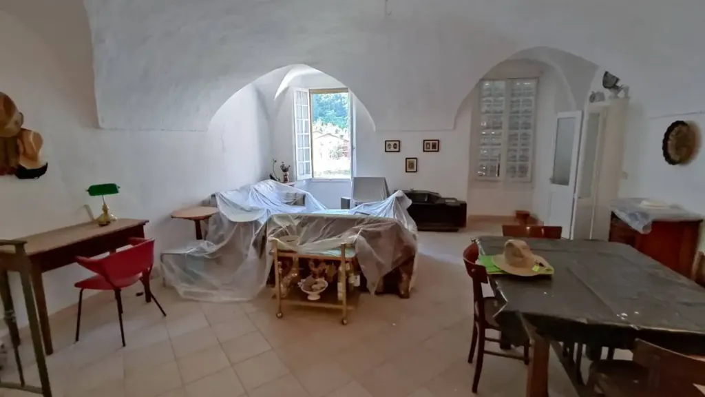 Salle à manger - Historic Apartment in Pigna, Imperia