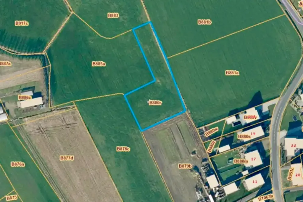 Planimetria - Agricultural Land with Three Parcels in Lichtervelde