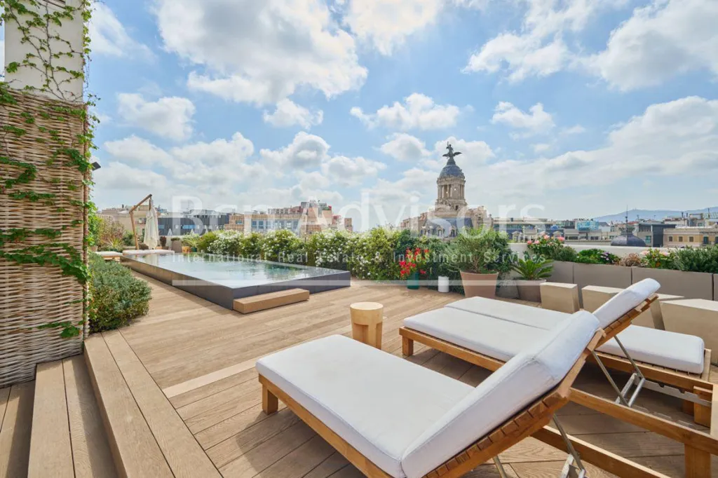Terrasse - Refurbished Flat with Terrace in Passeig de Gràcia