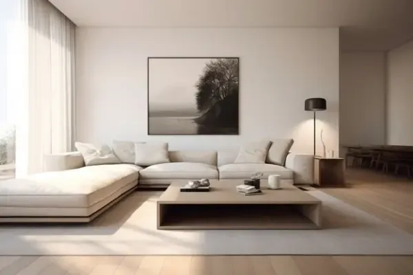 Séjour - Appartement Rénové avec Vue Dégagée au Boulevard de Courcelles