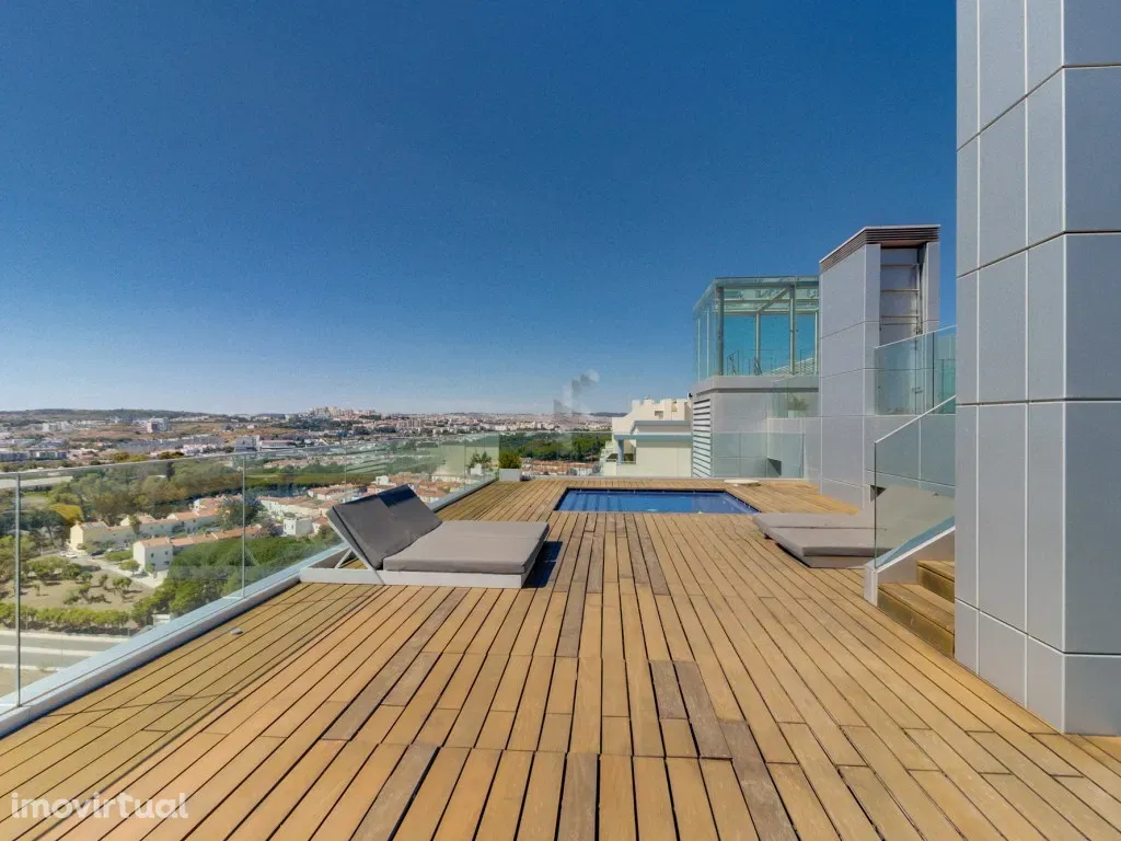 Terrass - High Standard Flat with River View in Restelo