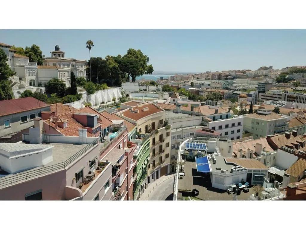 Vue aérienne - Luxury Flat with Terrace in Lisbon